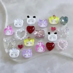 【 新品 】大人気❣️ キティ サンリオ 着ぐるみ ネイルパーツ