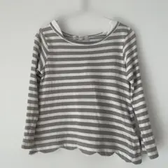 ever closet 長袖カットソー ボーダー 120