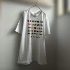 SeventeenVergieBee 国旗プリントTシャツ 半袖