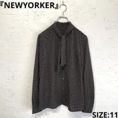 NEWYORKER】ボウタイ付き小紋プリントブラウス 長袖ブラウス 11 - メルカリ