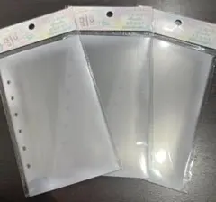 クーリア とうめいシールシート ホワイト リフィル 3袋セット