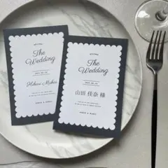 席札　メニュー表　ドリンクメニュー　結婚式　披露宴　ペーパーアイテム　s35