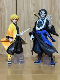 MASTERLISE 我妻善逸 獪岳 フィギュアセット 一番くじ A賞 B賞