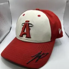 ◆5560 NEW ERA ロサンゼルス・エンゼルス キャップ 帽子 レッド