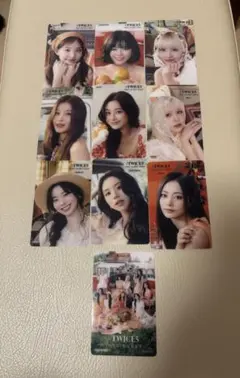 #TWICE5 タワレコ特典　クリアトレカ　全種