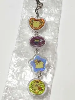 サンリオシークレット おはじきシール風アクセサリー ポムポムプリン ストラップ