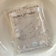 レジン デコ トレカケース ウィッシュコアy2k 羽 星 トレカキーホルダー