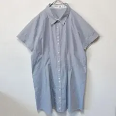 as know as de base ひざ丈シャツワンピース 3L 大きいサイズ