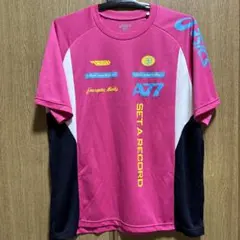 アシックス asics A77 半袖Tシャツ ピンク バレーボール