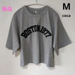 coca オーバーシルエットロゴTシャツ