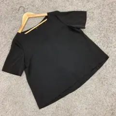 人気♡MOGA /モガ【L相当】カットソー/ブラウス 半袖 フォーマル