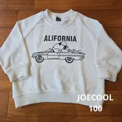 JOECOOL　薄手トレーナー　100　スヌーピー　ラグラン
