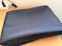 スラックス向けの生地/ダークブルーの生地/2枚セット