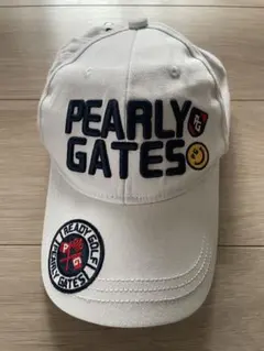 【美品】PEARLY GATES キャップ ホワイト ゴルフのサムネイル