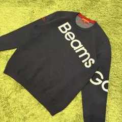BEAMS GOLF ウール100% バイカラー タートルネック ニット 紺 S BEAMS GOLF ウール100% バイカラー タートルネック ニット 紺 S - メルカリ