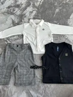 95センチ　フォーマル　セットアップ　入園式　結婚先　七五三　お宮参り