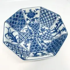 橘吉 たち吉 TACHIKICHI 祥瑞紋様 八角形鉢 陶器のサムネイル