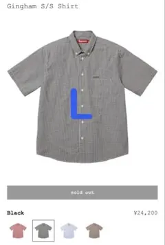 Supreme Gingham S/S Shirt 半袖シャツ - メルカリ