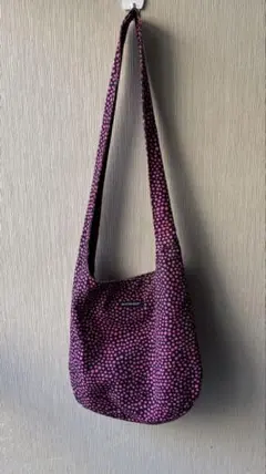 ⭐︎marimekko ⭐︎黒とピンクのドットショルダーバッグ