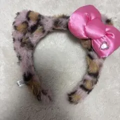 USJ ユニバ ヒョウ柄 キティ カチューシャ