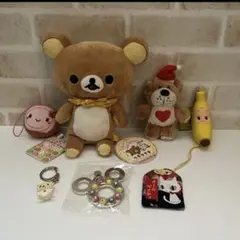 リラックマ　コリラックマ スージーズー　ぬいぐるみ　ストラップ　計7点