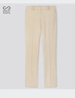 【未使用品】UNIQLO ベージュ　スマートアンクルパンツ　2WAYストレッチ