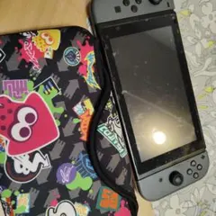 スプラトゥーンデザイン Nintendo Switch 本体ジャンク品※箱付き