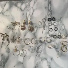 イヤリング　イヤーカフセット