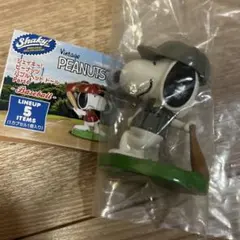 ポーズ　シェイキー！ ピーナッツ バブルヘッド ドール ベースボール
