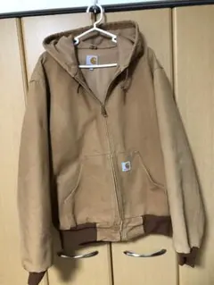 カーハート　アクティブジャケット　M ブラウン　USA製　carhartt