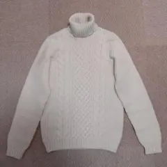 Drumohr　ドルモア ケーブル タートルネックセーター　イタリア製