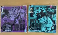 ヒロアカ　一番くじ　Ｆ賞　ハンドタオル　２枚組