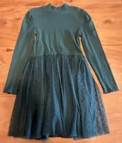 GAP KIDS M ダークグリーン ワンピース