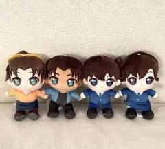 名探偵コナン あいぬい ミニぬいぐるみ 4体セット　新一・蘭・平次・和葉