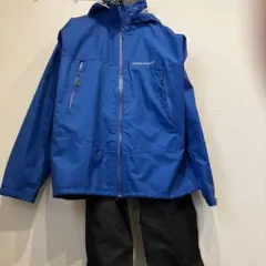mont-bell レインスーツ XL 青