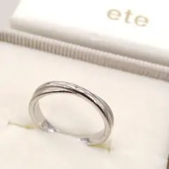アガット silver925ダイヤモンドリング0.17ct - メルカリ