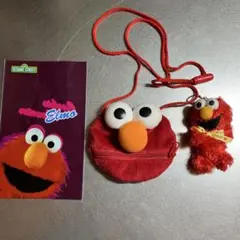 エルモ 3点セット エルモ ポーチ　エルモ キーホルダー　ビニール袋　3点セット
