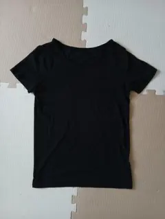 ユニクロ　エアリズム 黒 Tシャツ キッズ 160