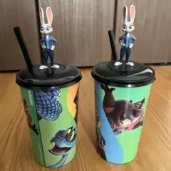 ズートピア ジュディ　フィギュア付きドリンクカップセット　映画館