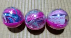 パルパルーザ ミニー カプセルトイ ポーチ 水色・ピンク・薄紫