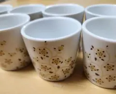 花柄　耐熱カップ　10個セット