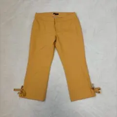 ［en quete］カジュアルパンツ（M）イエロー　9号のサムネイル