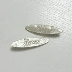 Latini オーバルクリップ アイボリー ナイスクラップ ヘアクリップのサムネイル