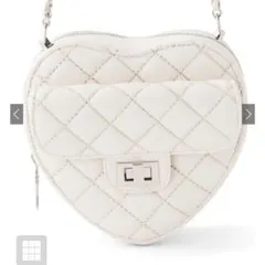 GRL キルティングチェーンハート型バッグ[tr542]