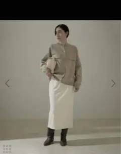 サロンアダムエロペ　ベロアロングスリットタイトスカート