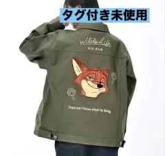 ズートピア2 ニックワイルド デニムジャケット アウター 刺繍 映画