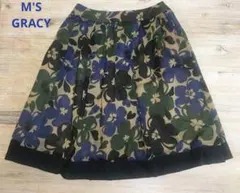 エムズグレイシー　M'S GRACY スカート　花柄のサムネイル