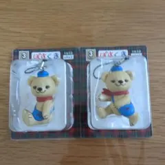 ぽすくま　フィギュアストラップ　2種類