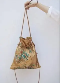 ユナイテッドアローズ別注 manipuri スカーフ×バンダナ柄バッグ