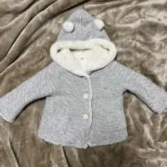 babyGAPくま耳フード付き裏ボアベビーアウター